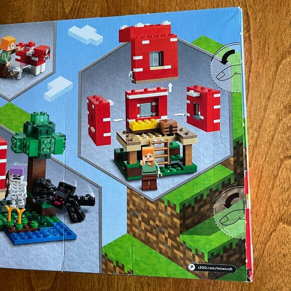 Lego Minecraft "The Mushroom House" set 21179 NIB - Picture 8 of 8